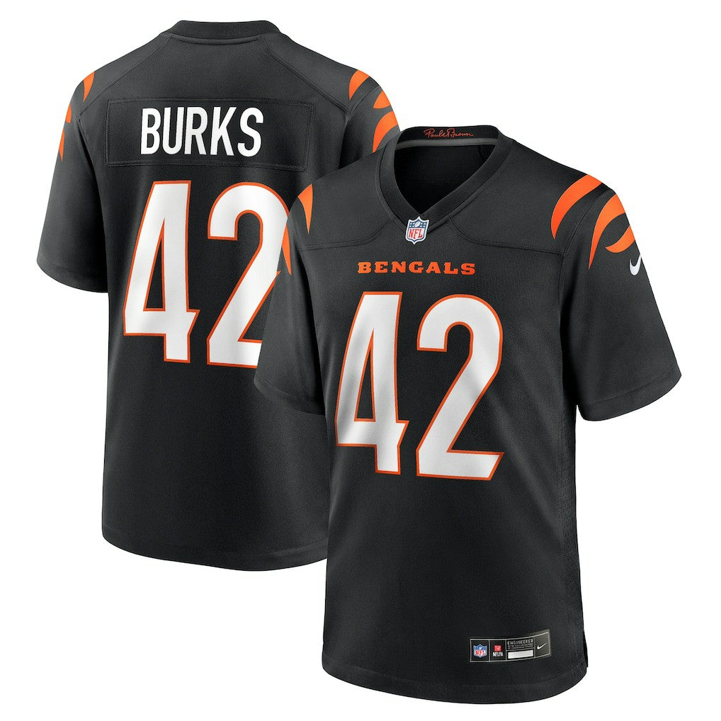 Oren Burks Cincinnati Bengals Team Game Jersey Black - Nike