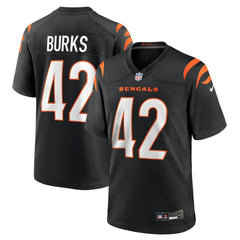 Oren Burks Cincinnati Bengals Team Game Jersey Black - Nike