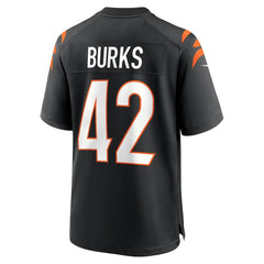 Oren Burks Cincinnati Bengals Team Game Jersey Black - Nike