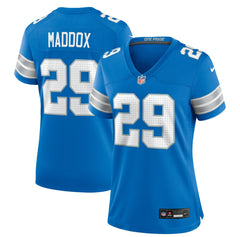 Avonte Maddox Detroit Lions Women's Team Game Jersey Blue - Nike
