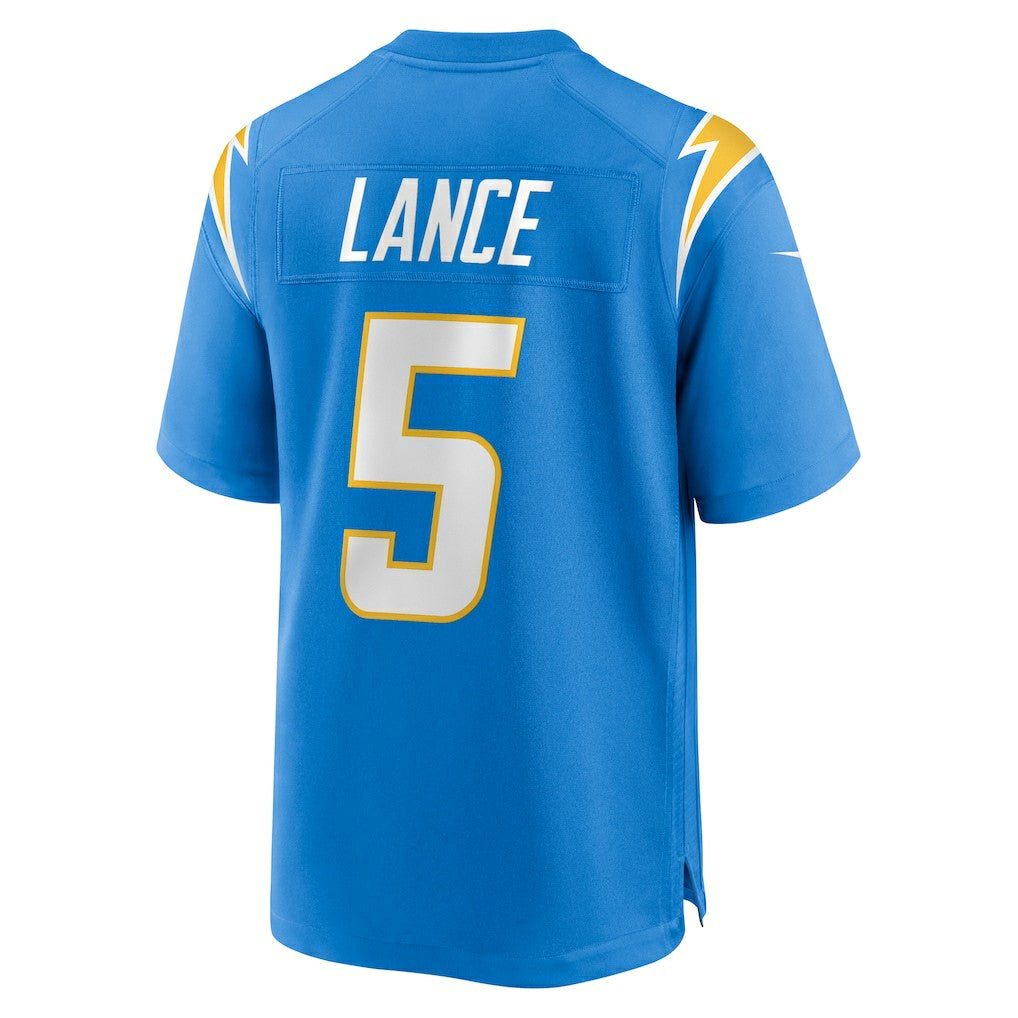 Trey Lance Los Angeles Chargers Team Game Jersey Powder Blue - Nike