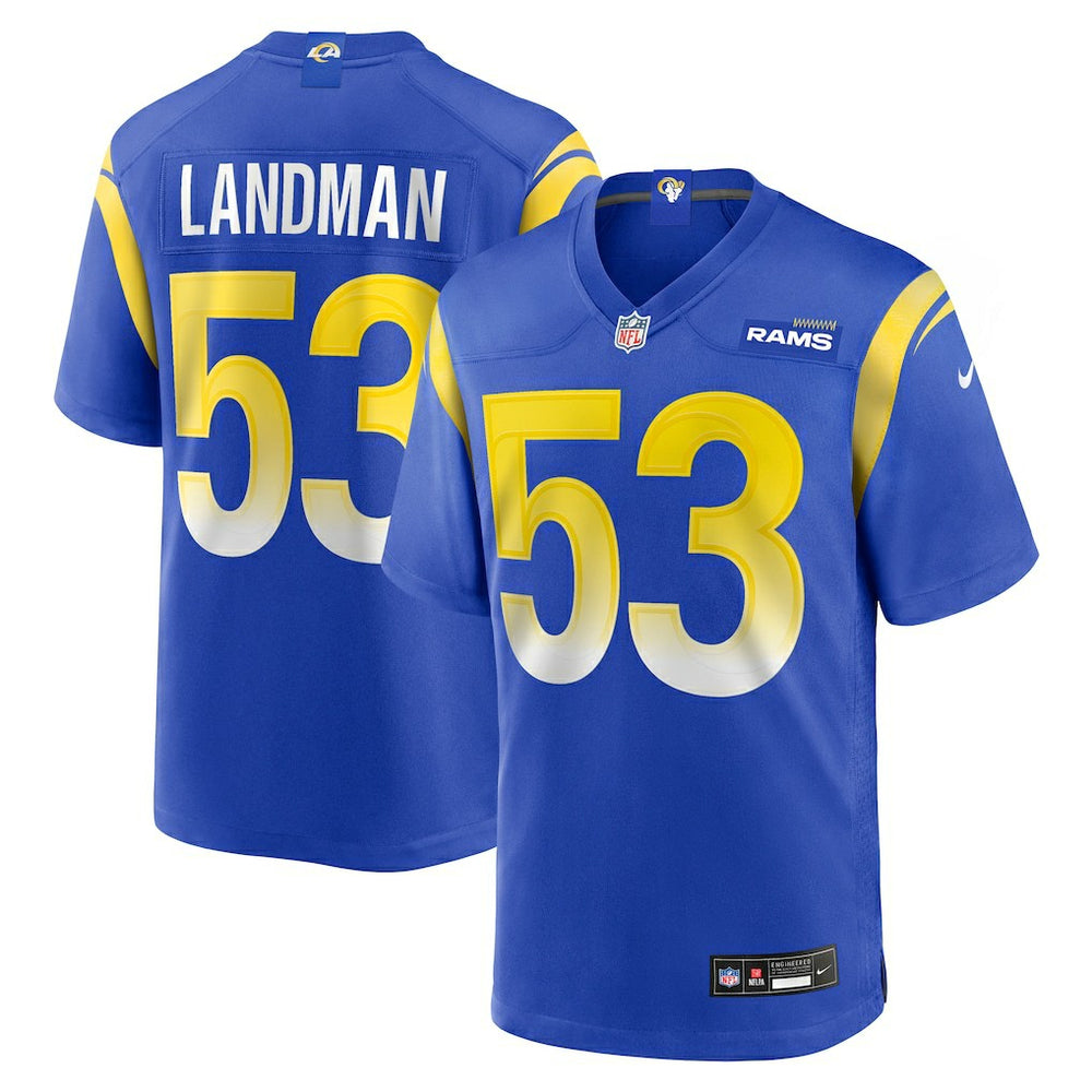 Nate Landman Los Angeles Rams Team Game Jersey Royal - Nike