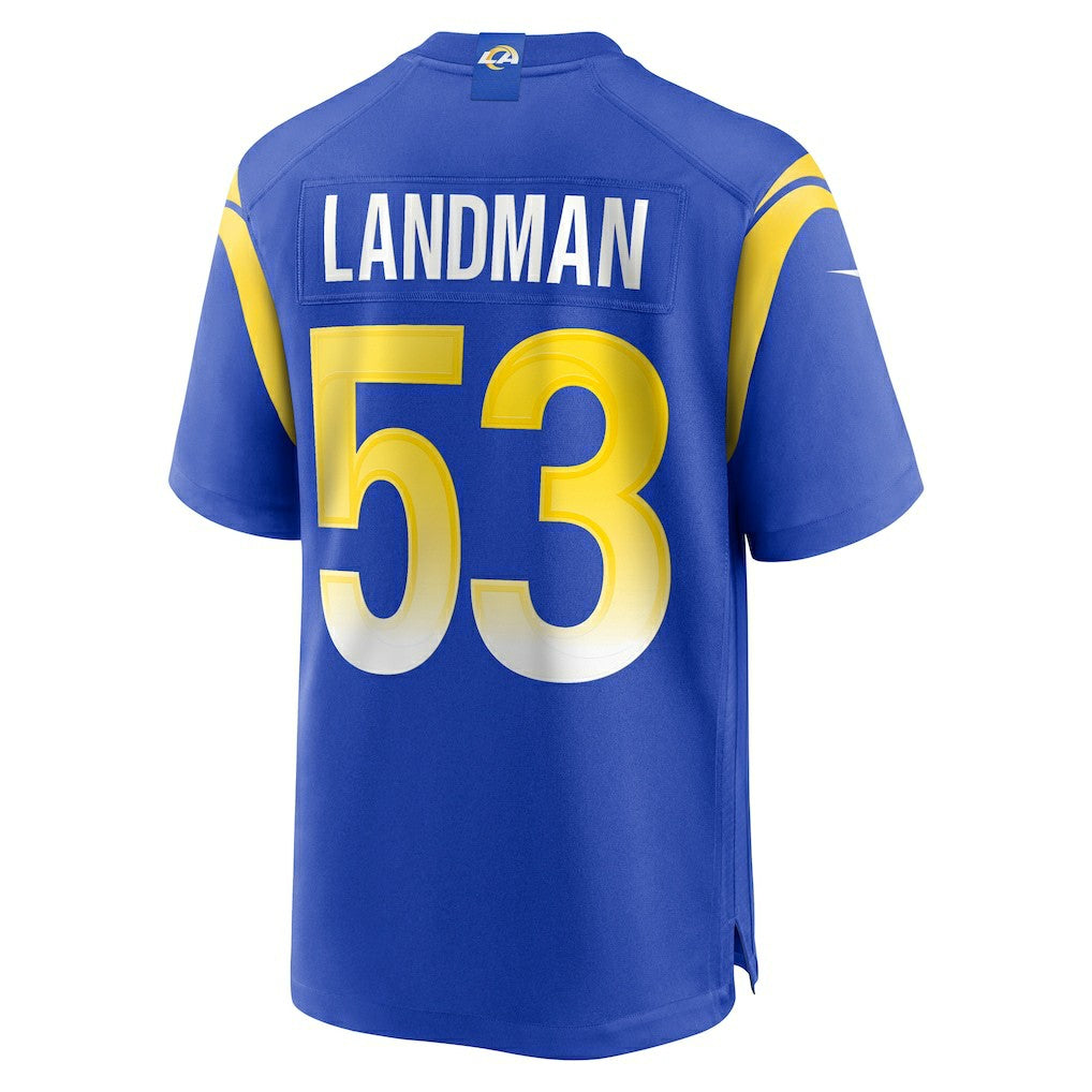 Nate Landman Los Angeles Rams Team Game Jersey Royal - Nike