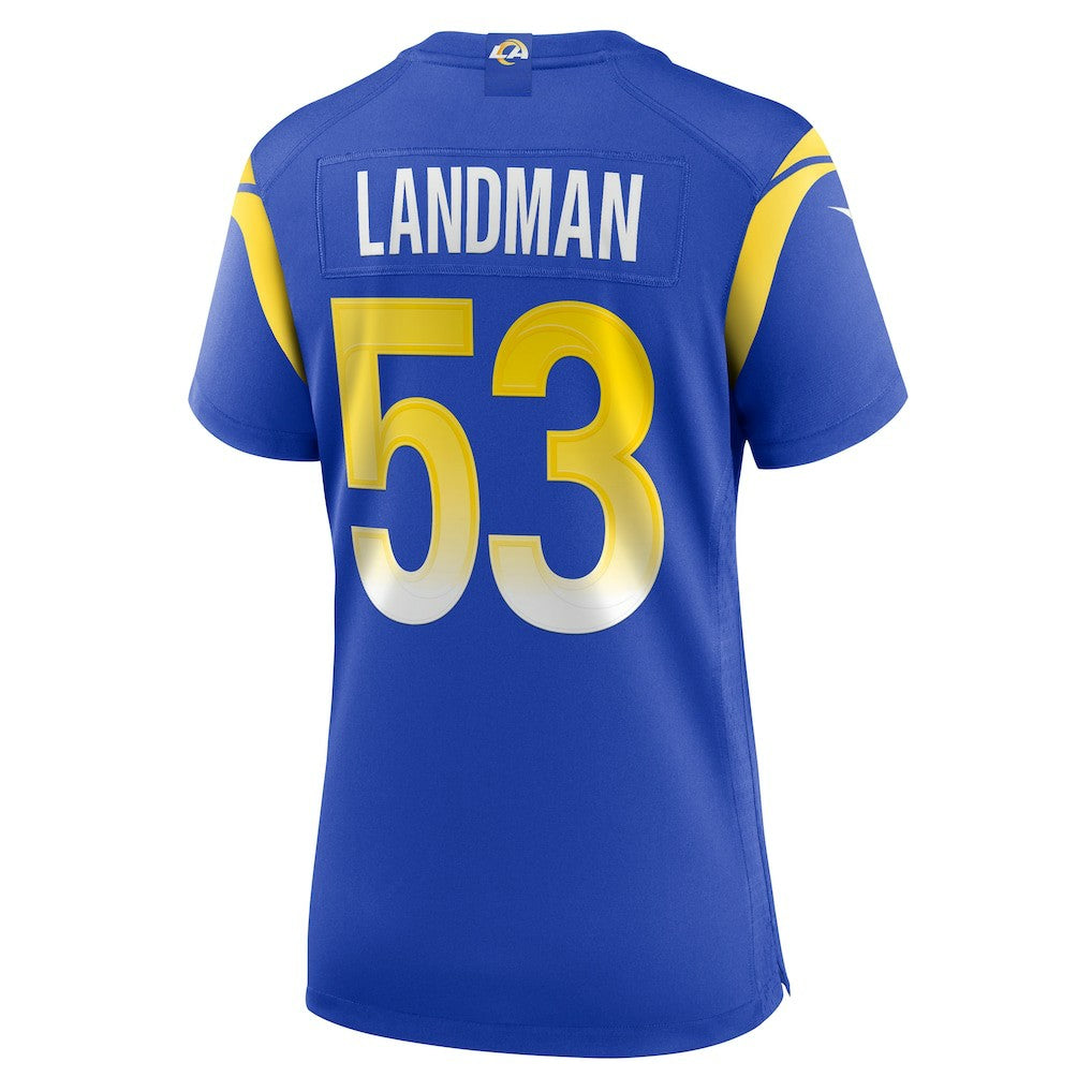 Nate Landman Los Angeles Rams Women's Team Game Jersey Royal - Nike