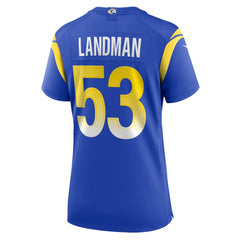 Nate Landman Los Angeles Rams Women's Team Game Jersey Royal - Nike