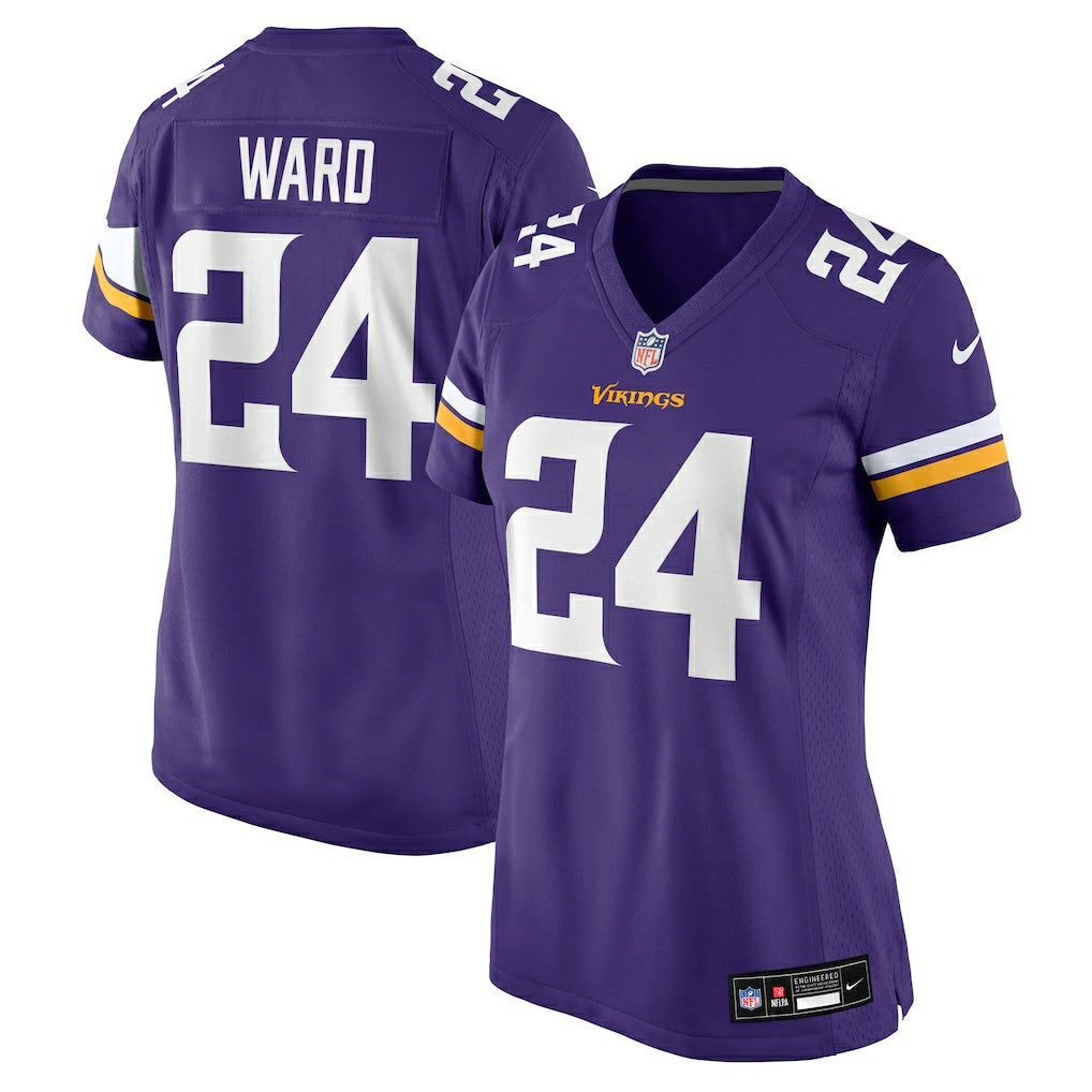 Jay Ward Minnesota Vikings Women's Team Game Jersey Purple - Nike