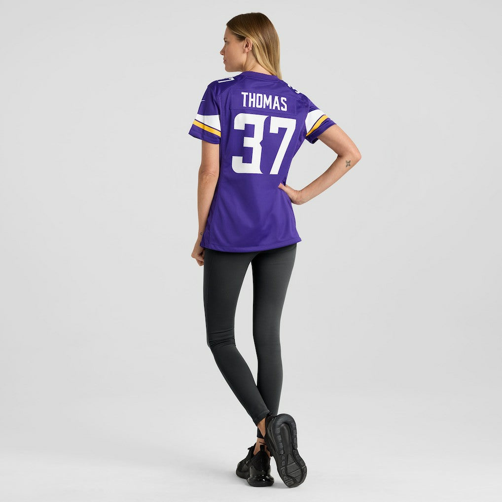 Tavierre Thomas Minnesota Vikings Women's Team Game Jersey Purple - Nike