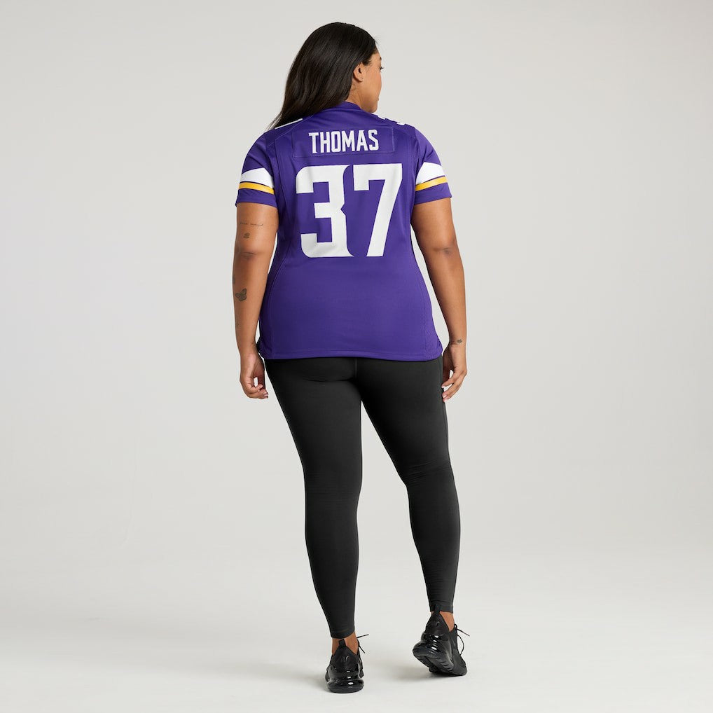 Tavierre Thomas Minnesota Vikings Women's Team Game Jersey Purple - Nike