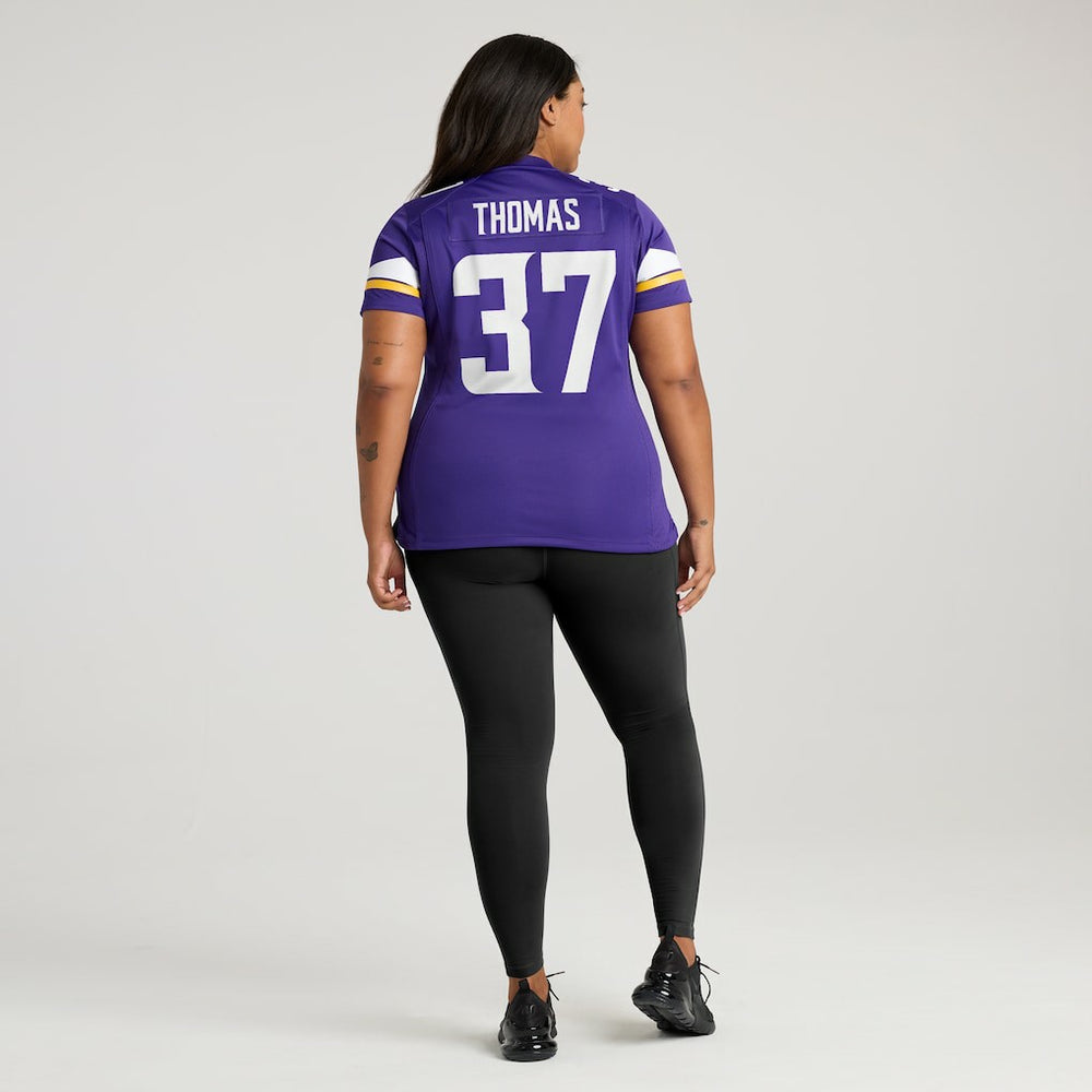 Tavierre Thomas Minnesota Vikings Women's Team Game Jersey Purple - Nike