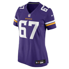 Justin Skule Minnesota Vikings Women's Team Game Jersey Purple - Nike