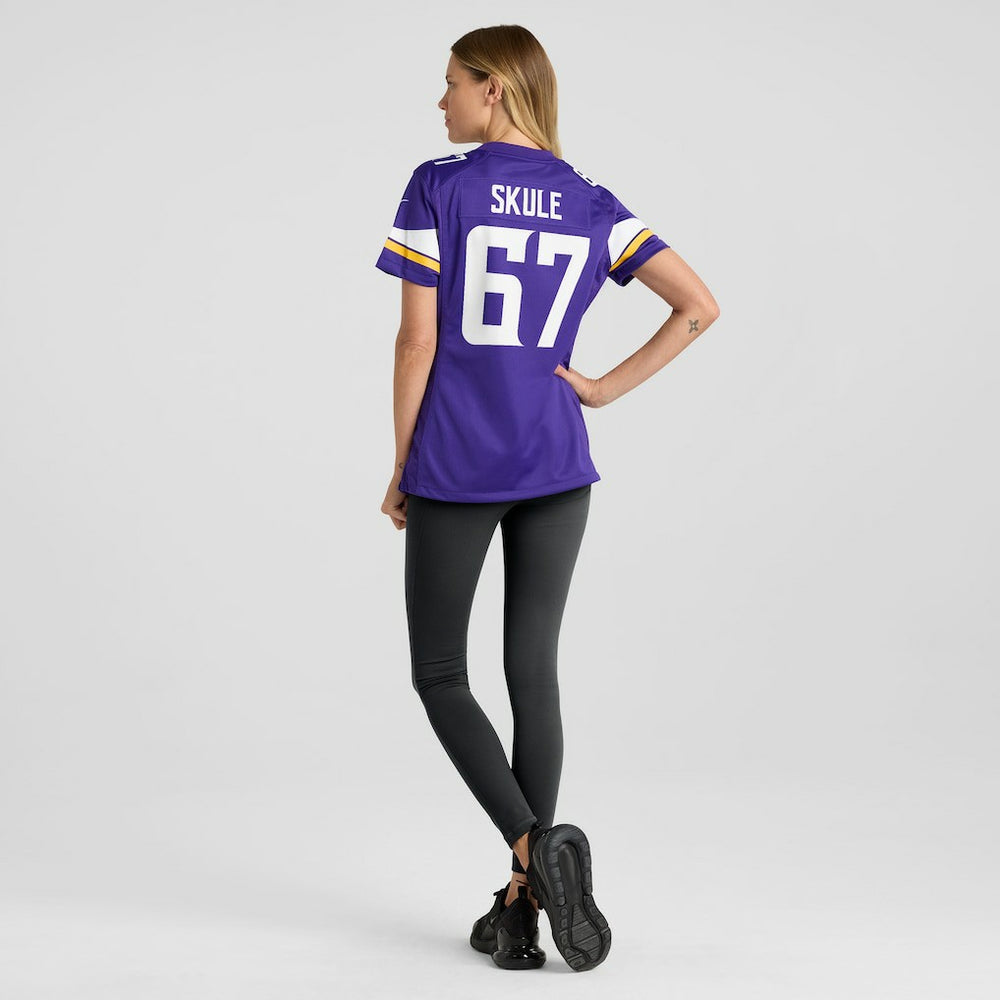 Justin Skule Minnesota Vikings Women's Team Game Jersey Purple - Nike