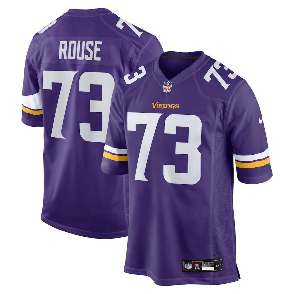 Walter Rouse Minnesota Vikings Team Game Jersey Purple - Nike