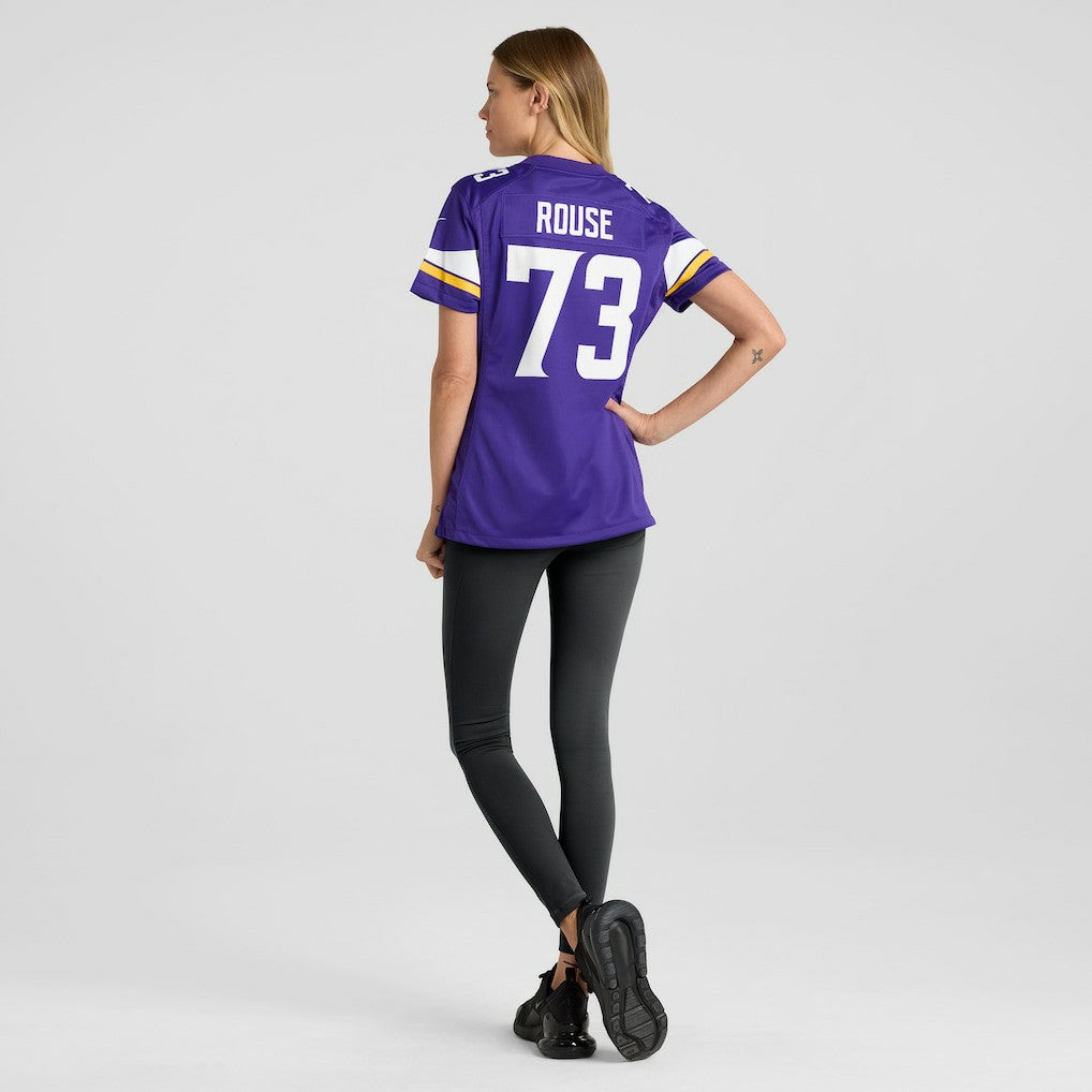 Walter Rouse Minnesota Vikings Women's Team Game Jersey Purple - Nike