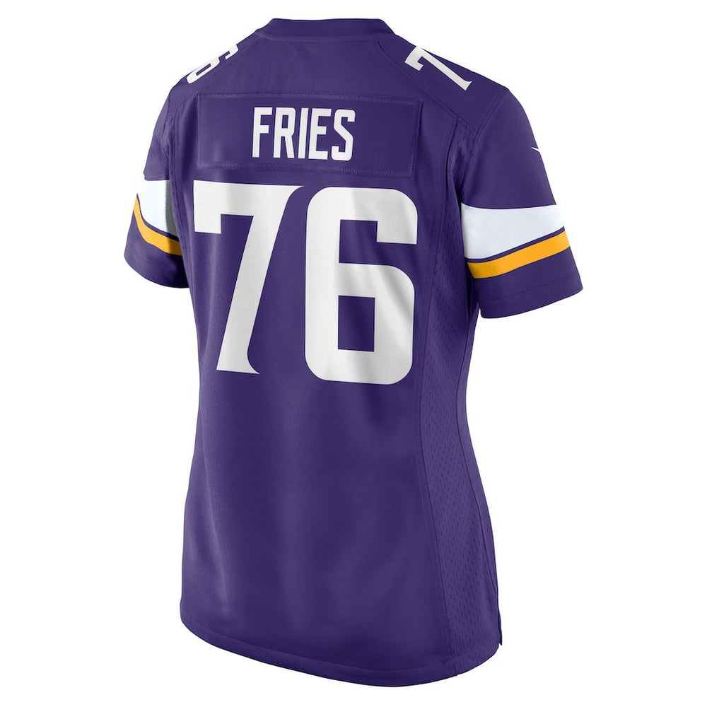 Will Fries Minnesota Vikings Women's Team Game Jersey Purple - Nike