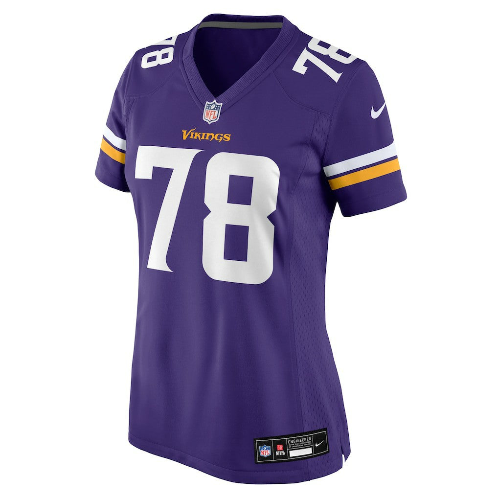 Ryan Kelly Minnesota Vikings Women's Team Game Jersey Purple - Nike