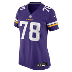 Ryan Kelly Minnesota Vikings Women's Team Game Jersey Purple - Nike