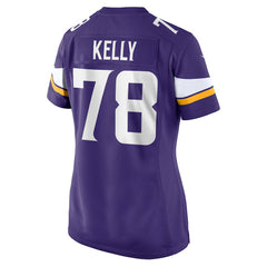 Ryan Kelly Minnesota Vikings Women's Team Game Jersey Purple - Nike