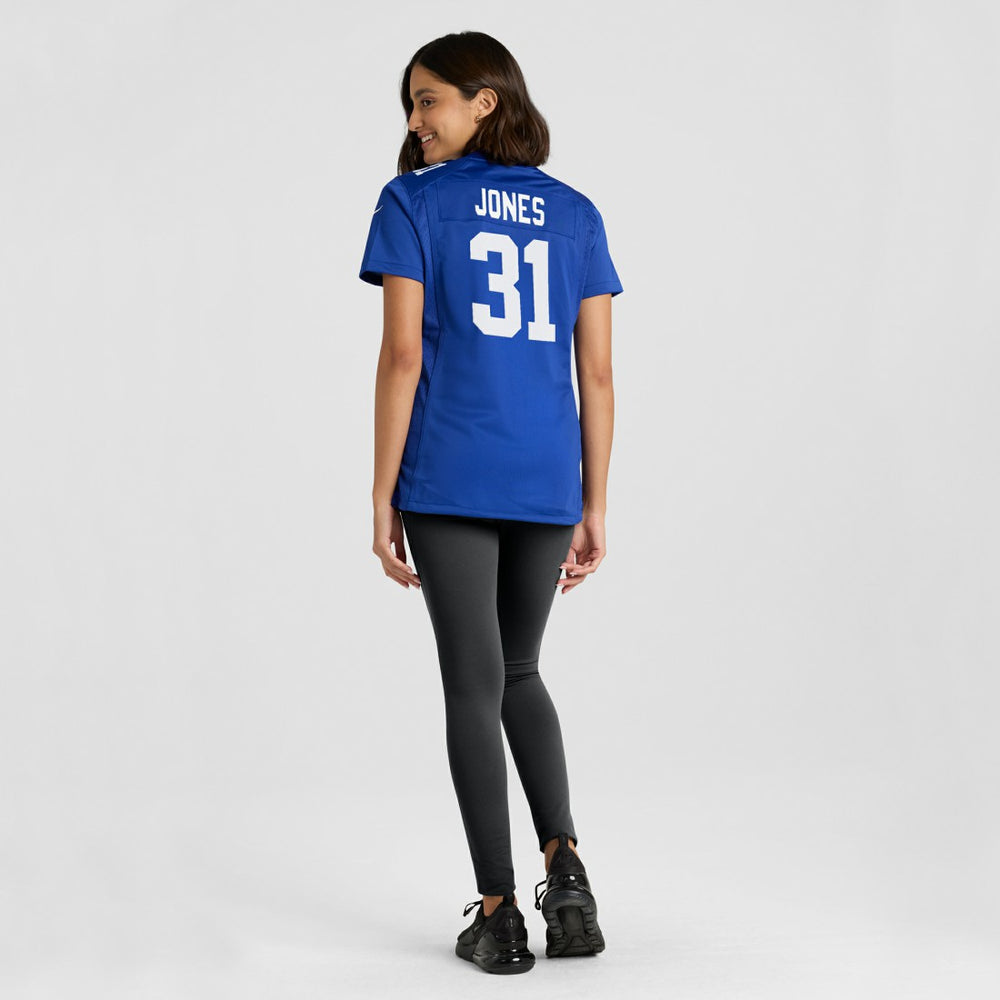 Nic Jones New York Giants Women's Team Game Jersey Royal - Nike