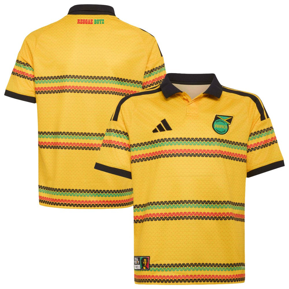 Adidas Jamaica National Team Youth 2026 Replica Jerseys - Yellow