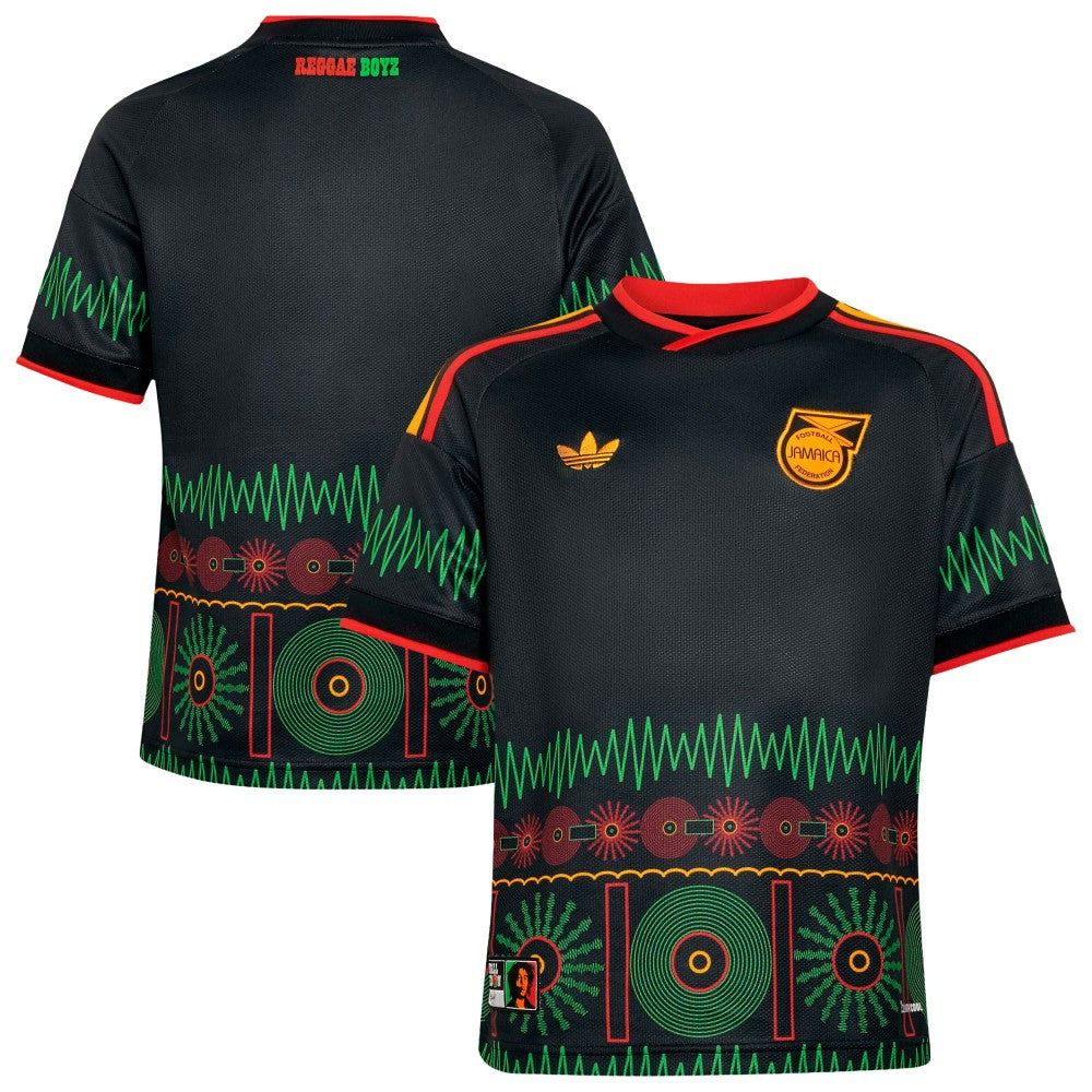 Adidas Jamaica National Team Youth 2026 Replica Jerseys - Black