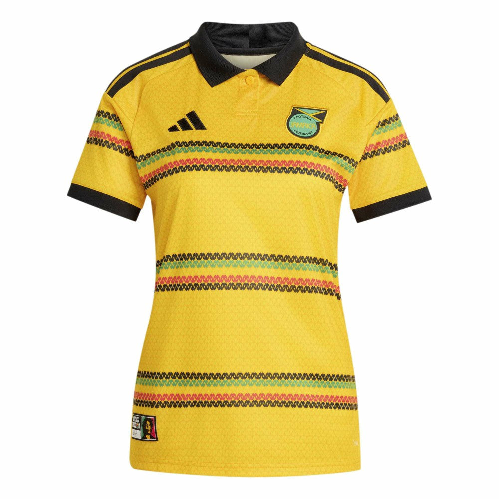 Adidas Jamaica National Team Women's 2026 Home Replica Jerseys - Yellow