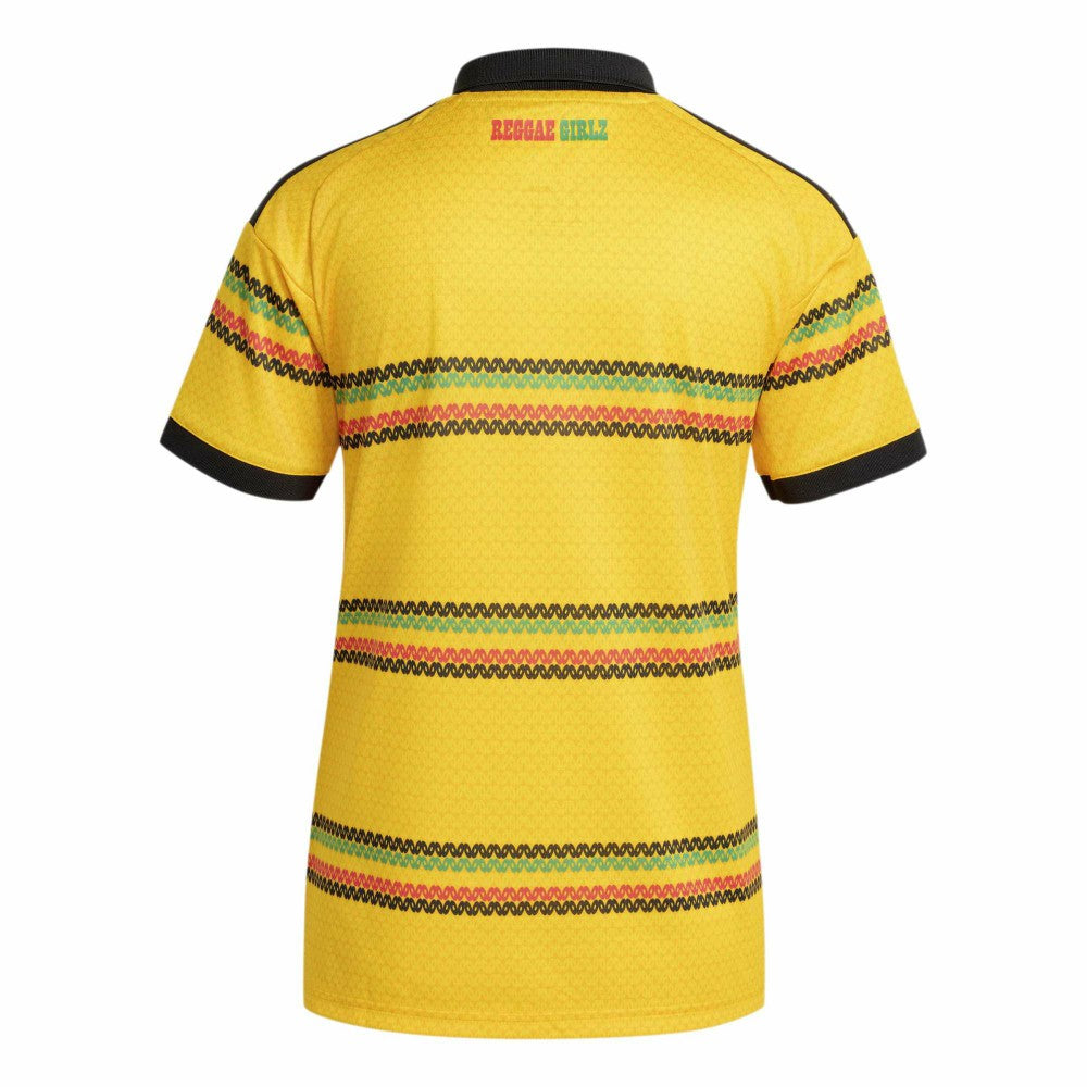 Adidas Jamaica National Team Women's 2026 Home Replica Jerseys - Yellow