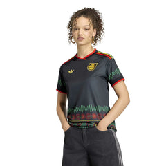 Adidas Jamaica National Team Women's 2026 Away Replica Jerseys - Black