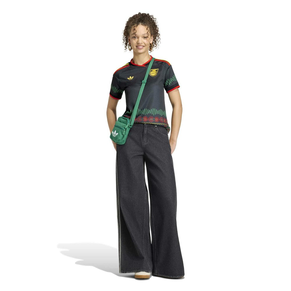 Adidas Jamaica National Team Women's 2026 Away Replica Jerseys - Black