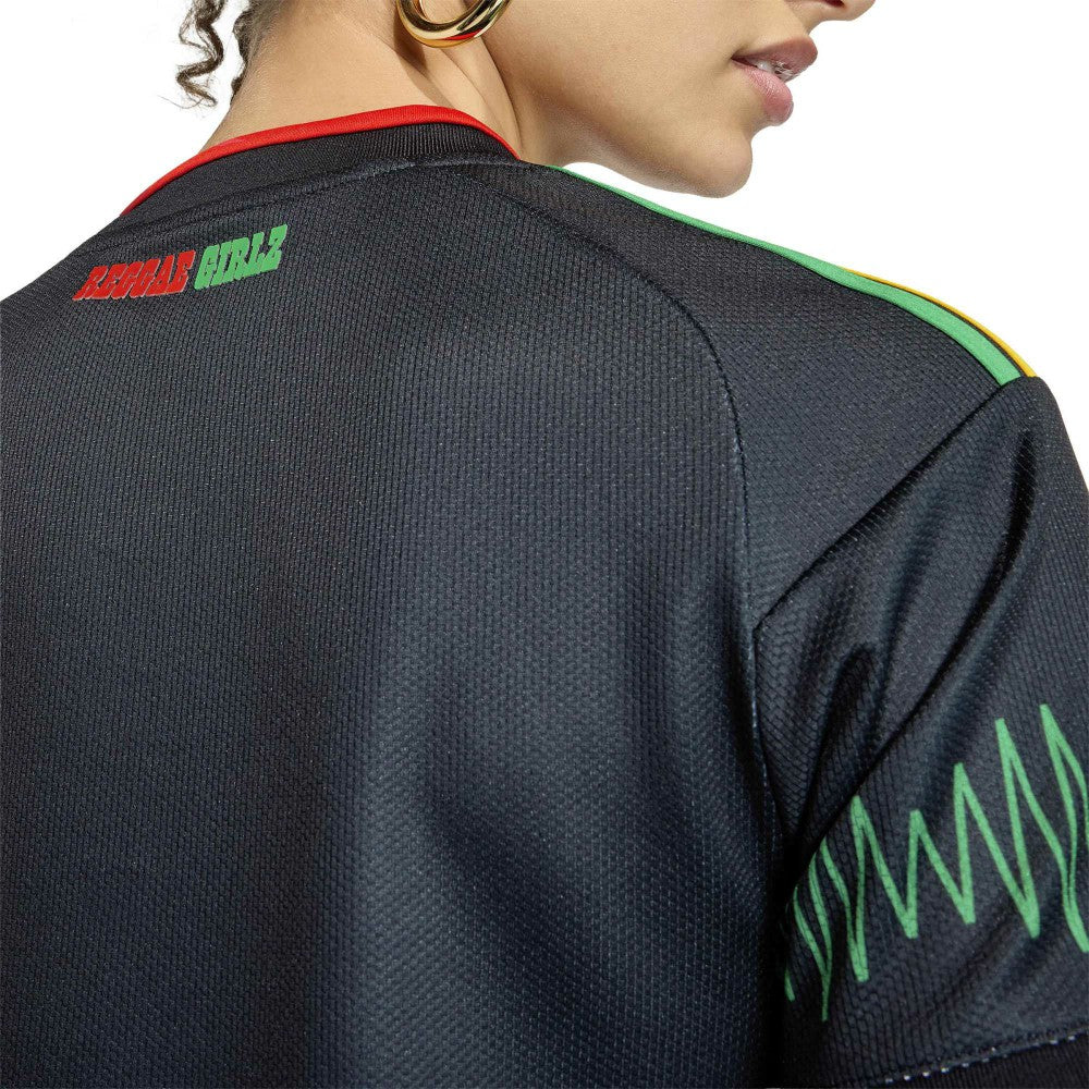 Adidas Jamaica National Team Women's 2026 Away Replica Jerseys - Black