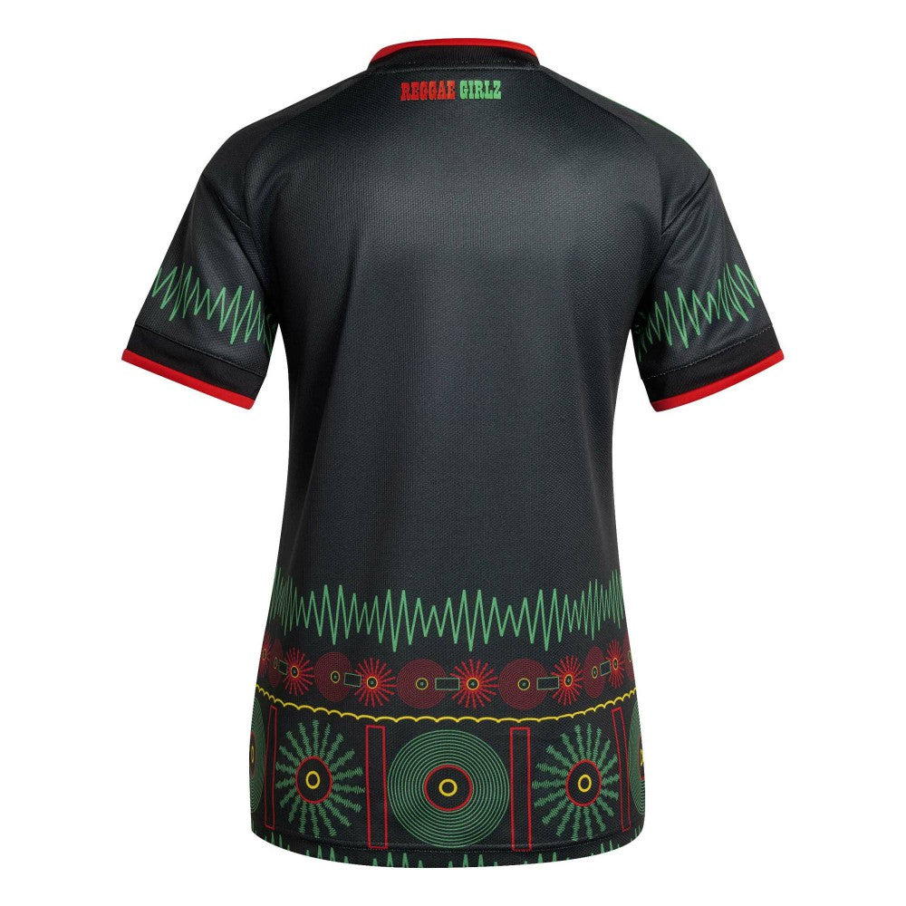 Adidas Jamaica National Team Women's 2026 Away Replica Jerseys - Black