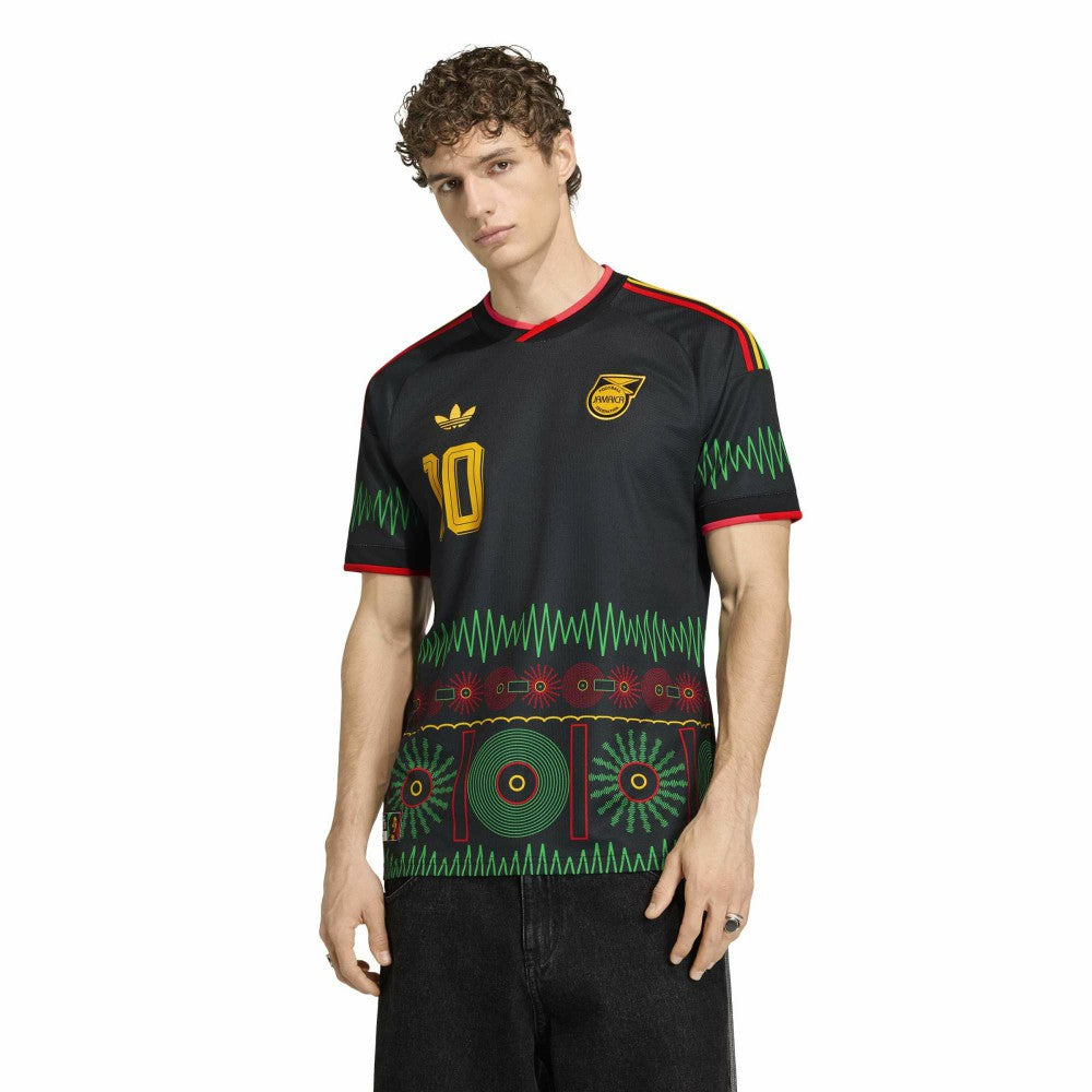 Adidas Bob Marley Jamaica National Team 2026 Away Replica Jerseys - Black