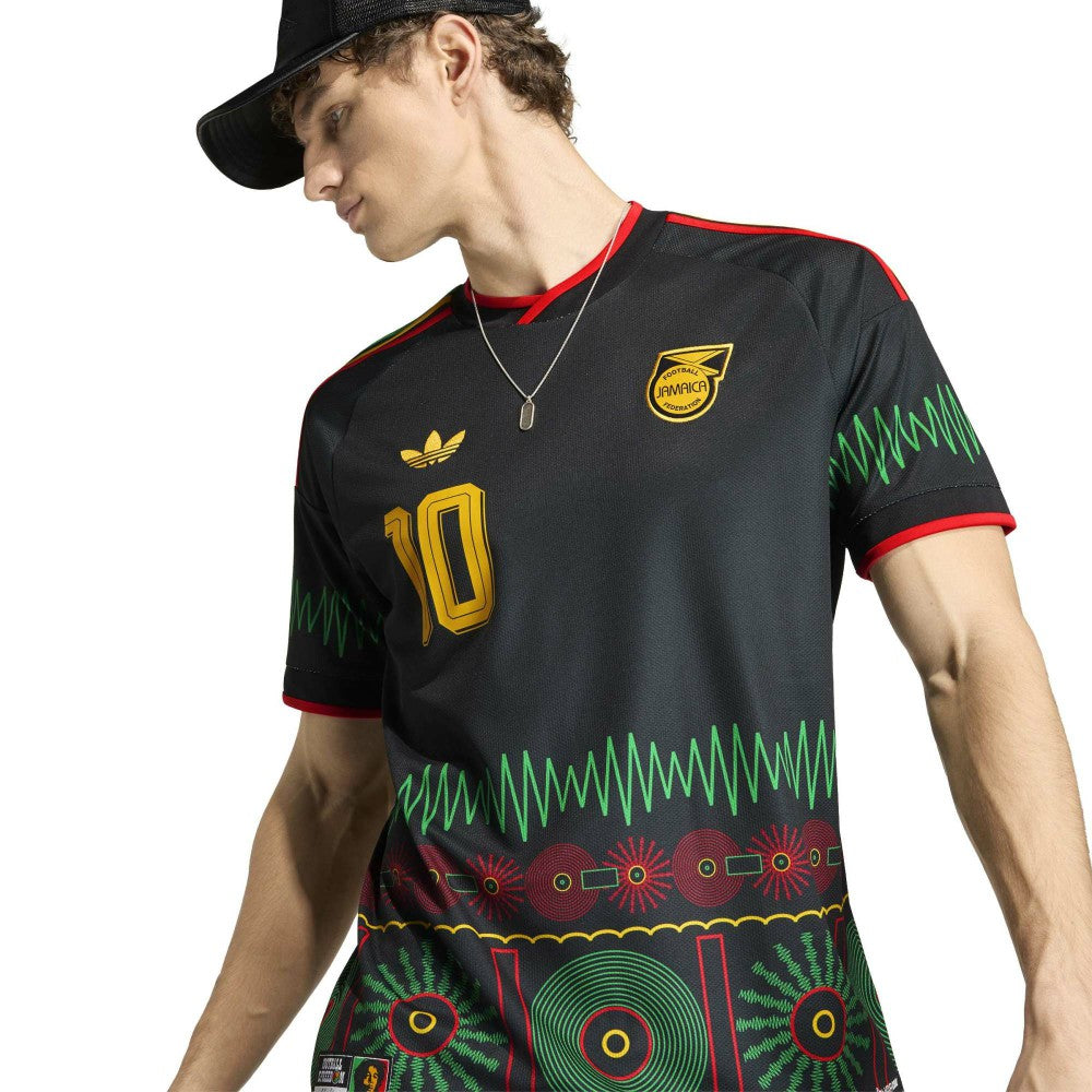 Adidas Bob Marley Jamaica National Team 2026 Away Replica Jerseys - Black