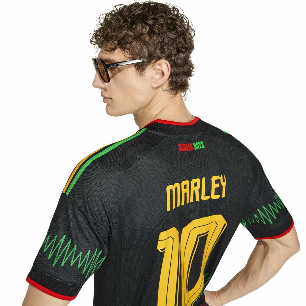 Adidas Bob Marley Jamaica National Team 2026 Away Replica Jerseys - Black