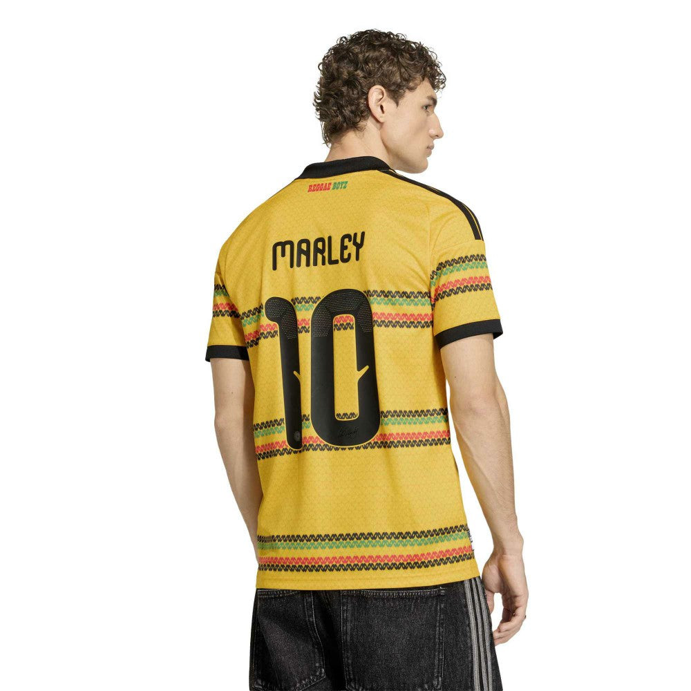 Adidas Bob Marley Jamaica National Team 2026 Home Replica Jerseys - Yellow