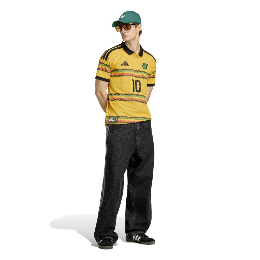 Adidas Bob Marley Jamaica National Team 2026 Home Replica Jerseys - Yellow