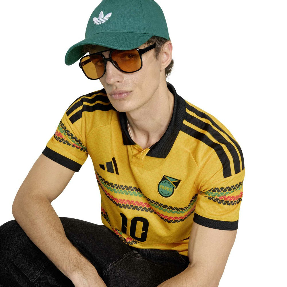Adidas Bob Marley Jamaica National Team 2026 Home Replica Jerseys - Yellow