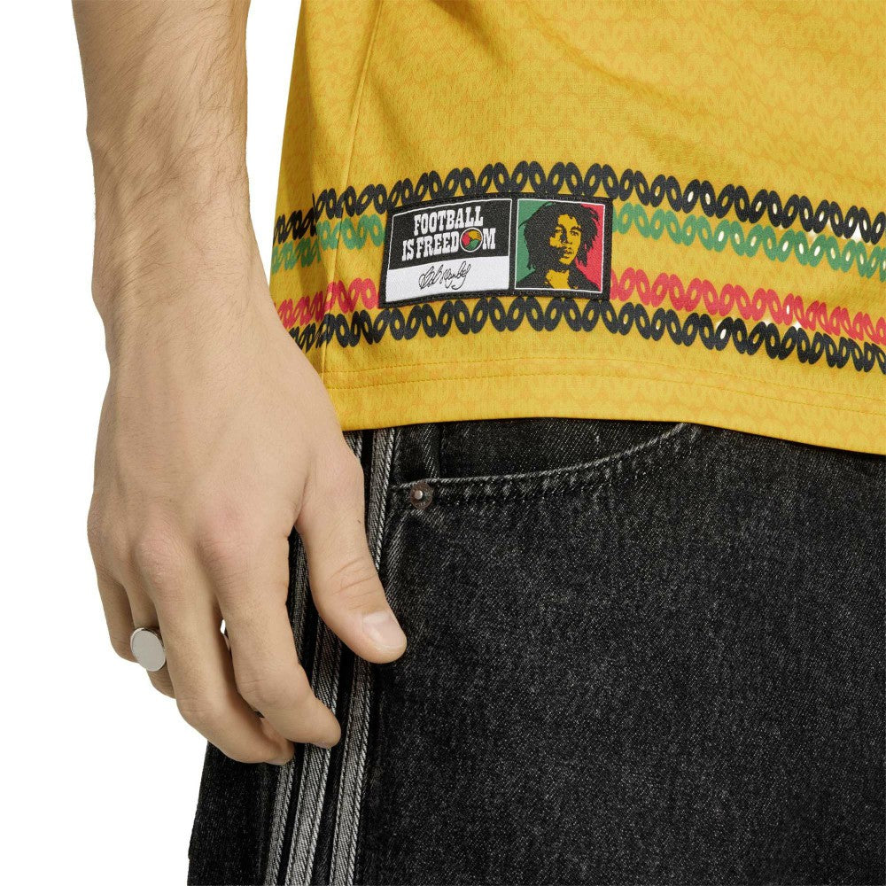 Adidas Bob Marley Jamaica National Team 2026 Home Replica Jerseys - Yellow