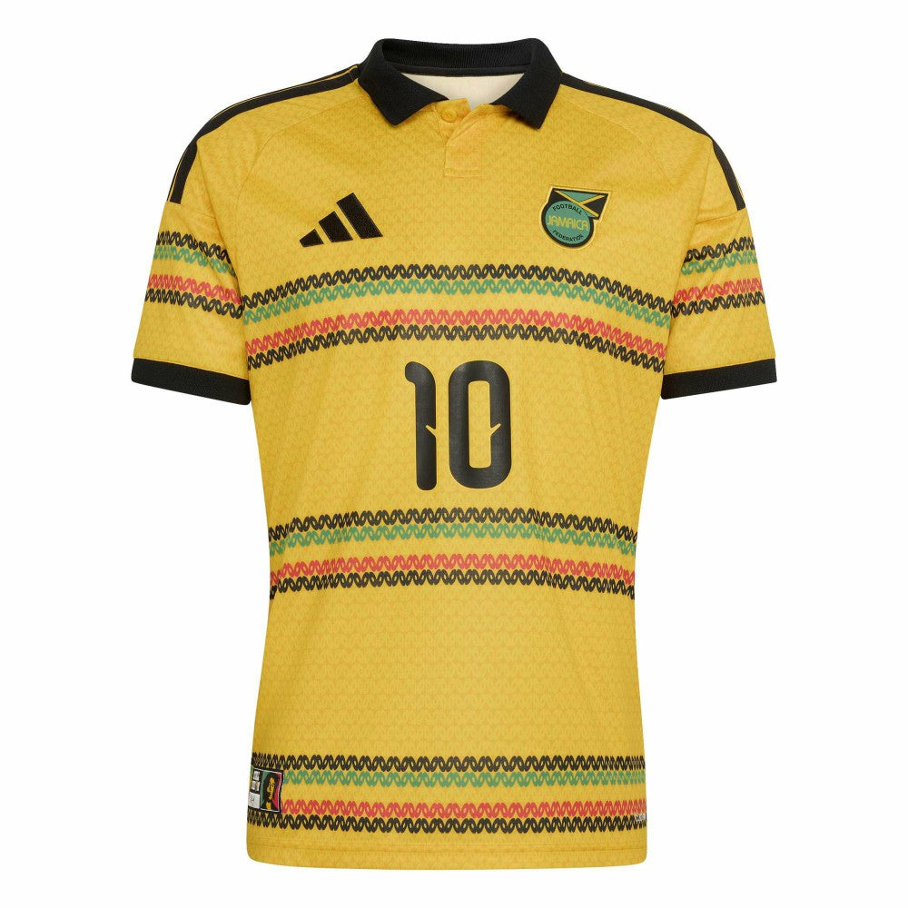 Adidas Bob Marley Jamaica National Team 2026 Home Replica Jerseys - Yellow