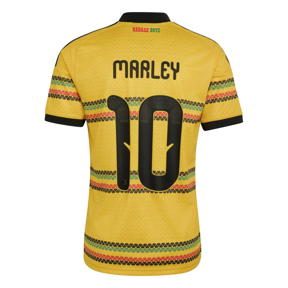 Adidas Bob Marley Jamaica National Team 2026 Home Replica Jerseys - Yellow