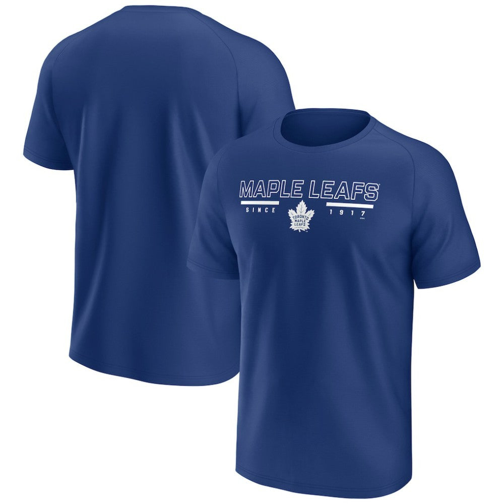 Toronto Maple Leafs - Fanatics Established Raglan T-Shirt Blue