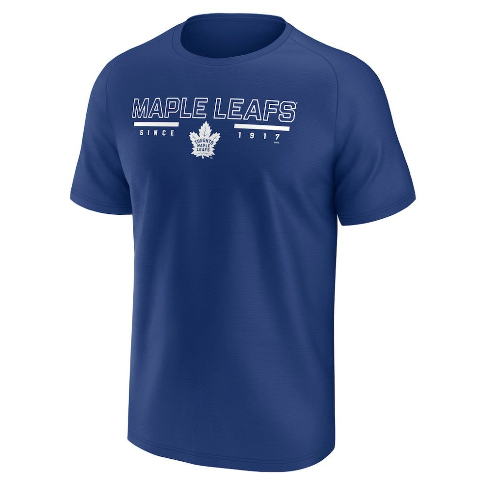 Toronto Maple Leafs - Fanatics Established Raglan T-Shirt Blue