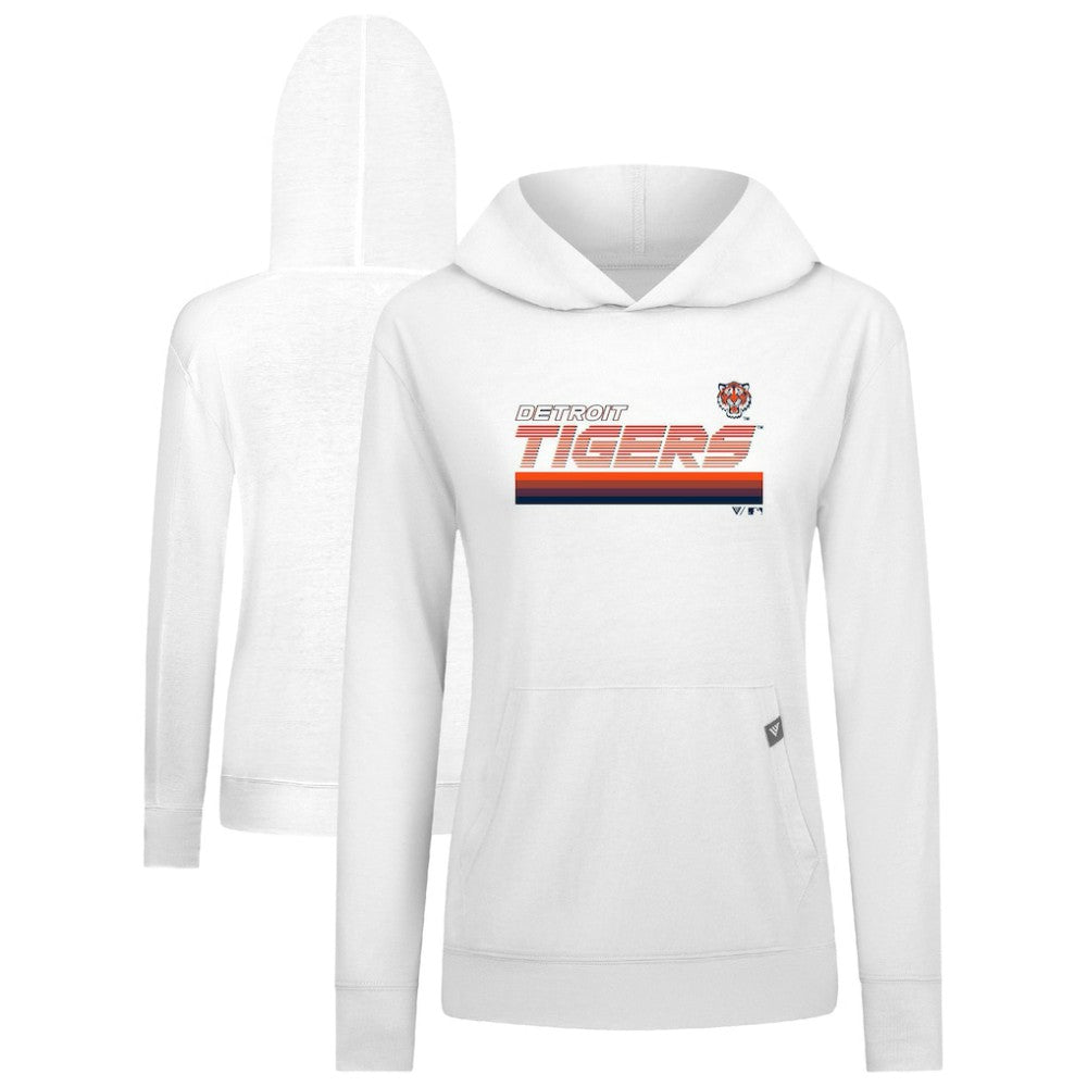 Detroit Tigers Levelwear Women's Relay Breaker Pullover Hoodie Lifestyle