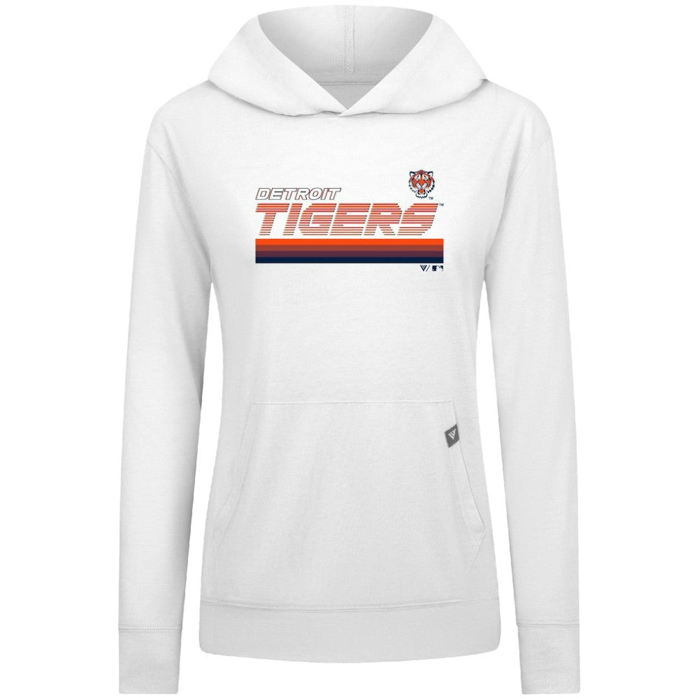 Detroit Tigers Levelwear Women's Relay Breaker Pullover Hoodie Lifestyle