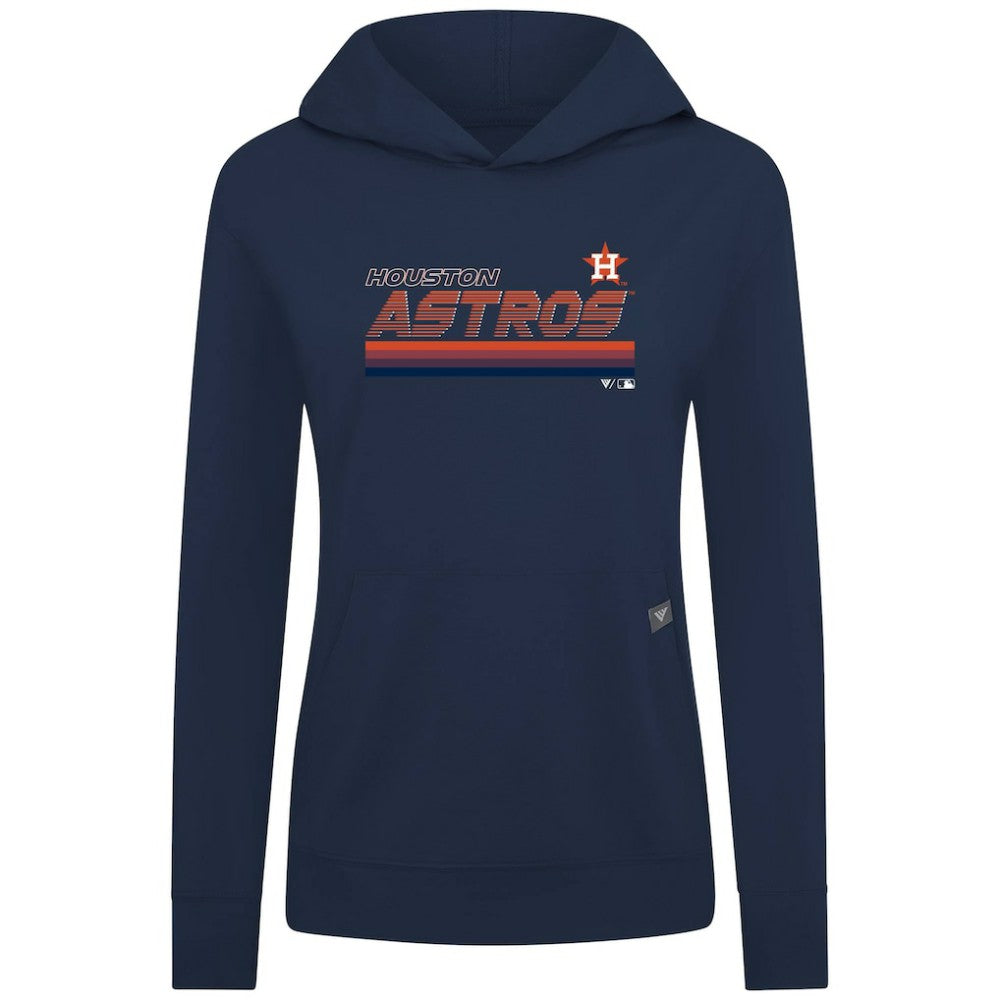 Houston Astros Levelwear Women's Relay Breaker Pullover Hoodie Lifestyle