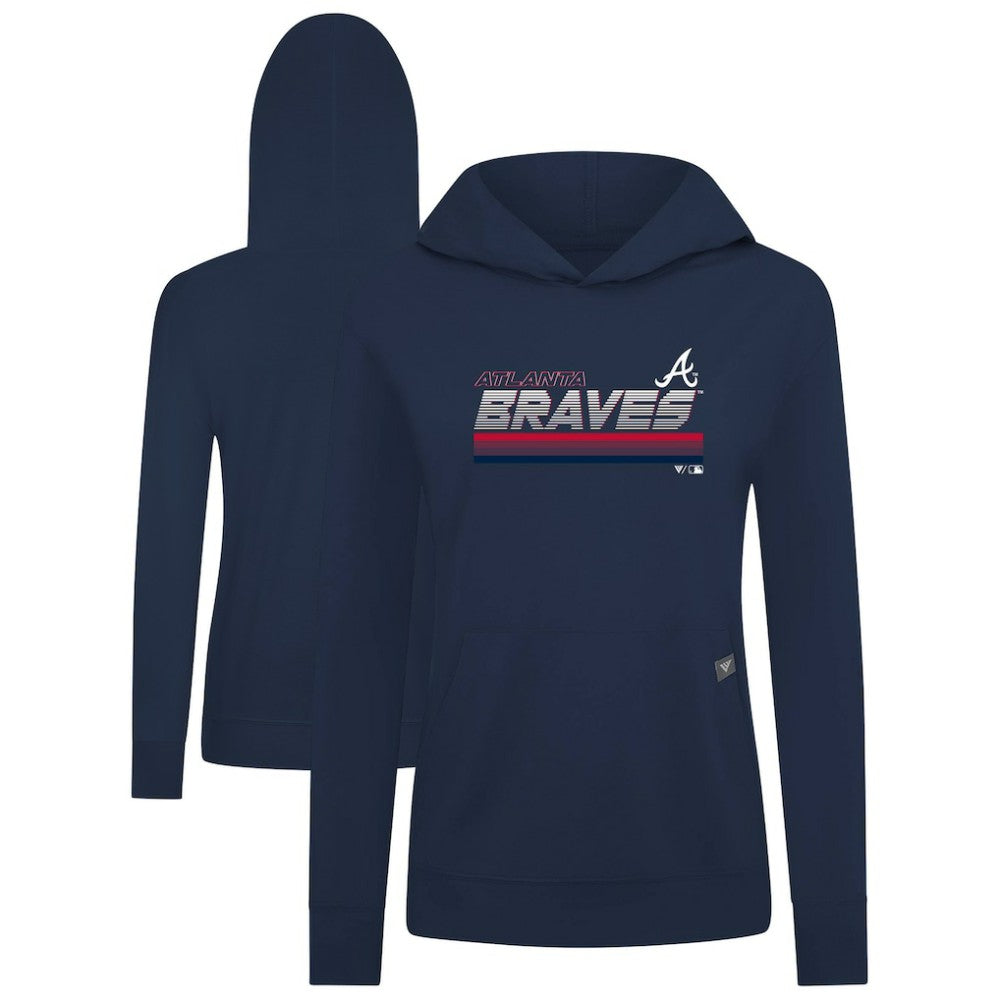 Atlanta Braves Levelwear Women's Relay Breaker Pullover Hoodie Online