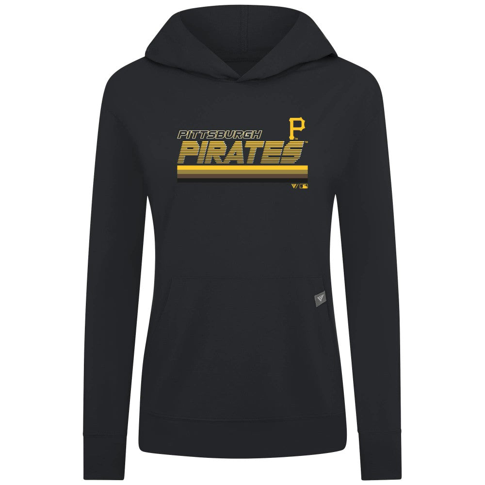 Pittsburgh Pirates Levelwear Women's Relay Breaker Pullover Hoodie Lifestyle