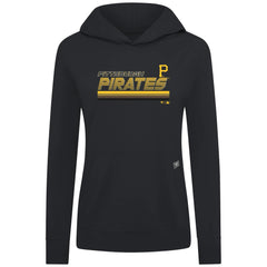 Pittsburgh Pirates Levelwear Women's Relay Breaker Pullover Hoodie Lifestyle