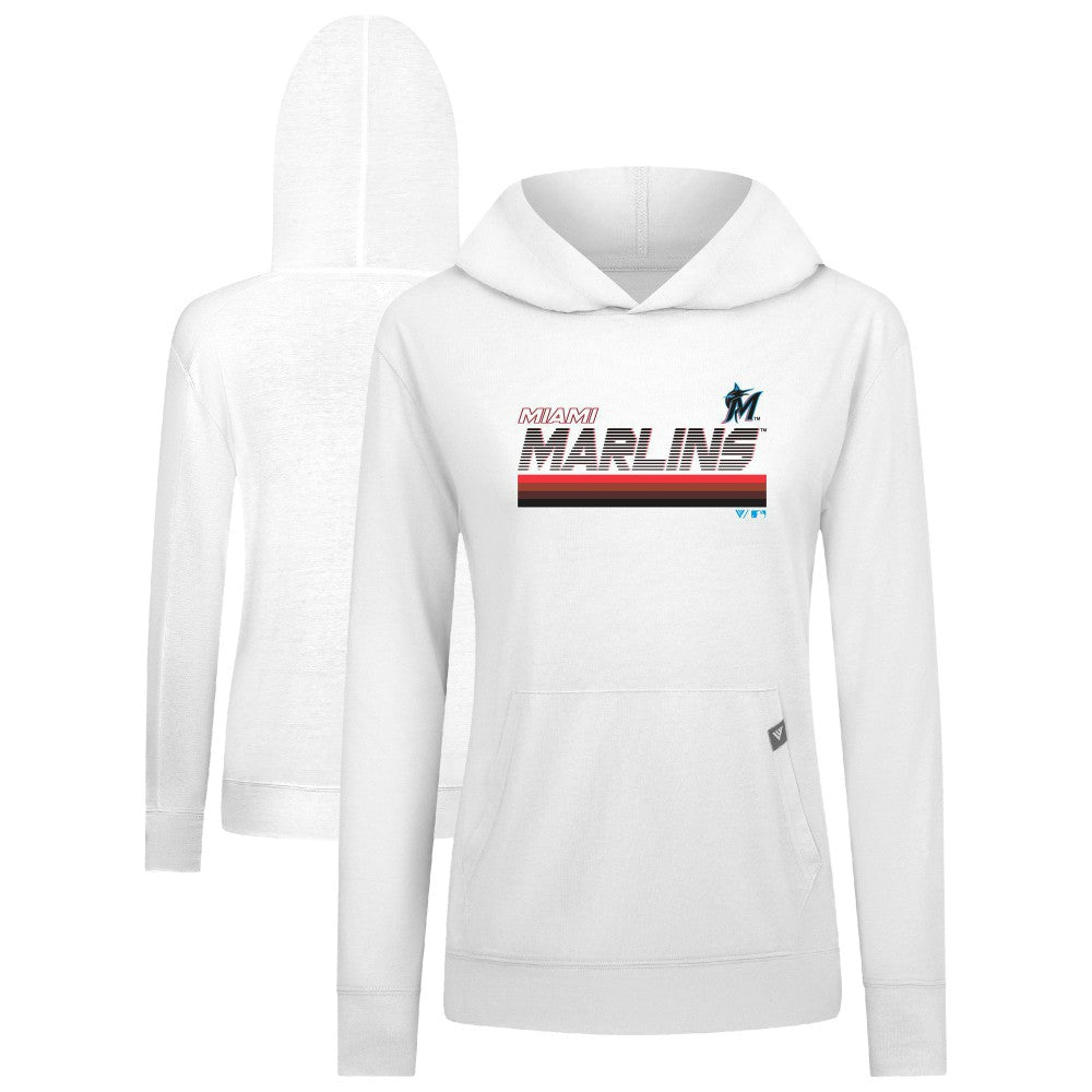 Miami Marlins Levelwear Women's Relay Breaker Pullover Hoodie discount