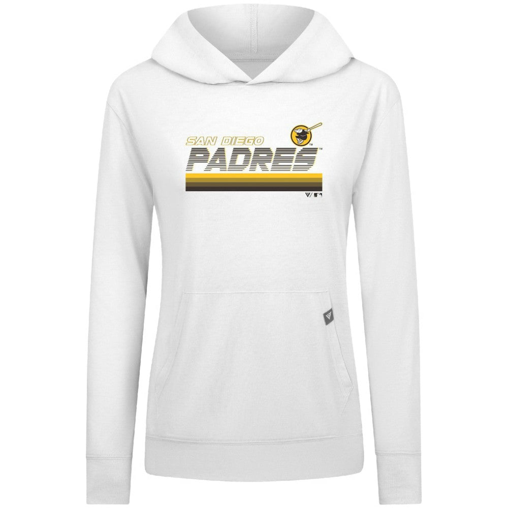 San Diego Padres Levelwear Women's Relay Breaker Pullover Hoodie Online
