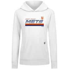 New York Mets Levelwear Women's Relay Breaker Pullover Hoodie Lifestyle